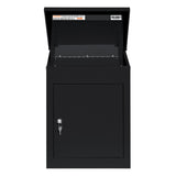 Black Anti-Theft Parcel Post Box - Used - Acceptable