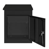 Black Anti-Theft Parcel Post Box - Used - Acceptable