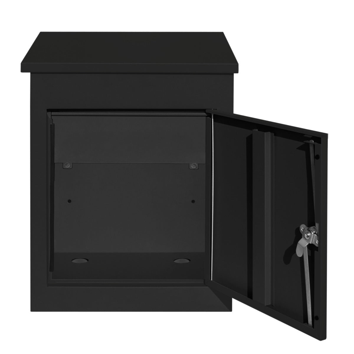 Black Anti-Theft Parcel Post Box - Used - Good
