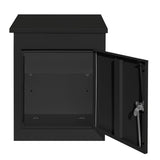 Black Anti-Theft Parcel Post Box - Used - Good