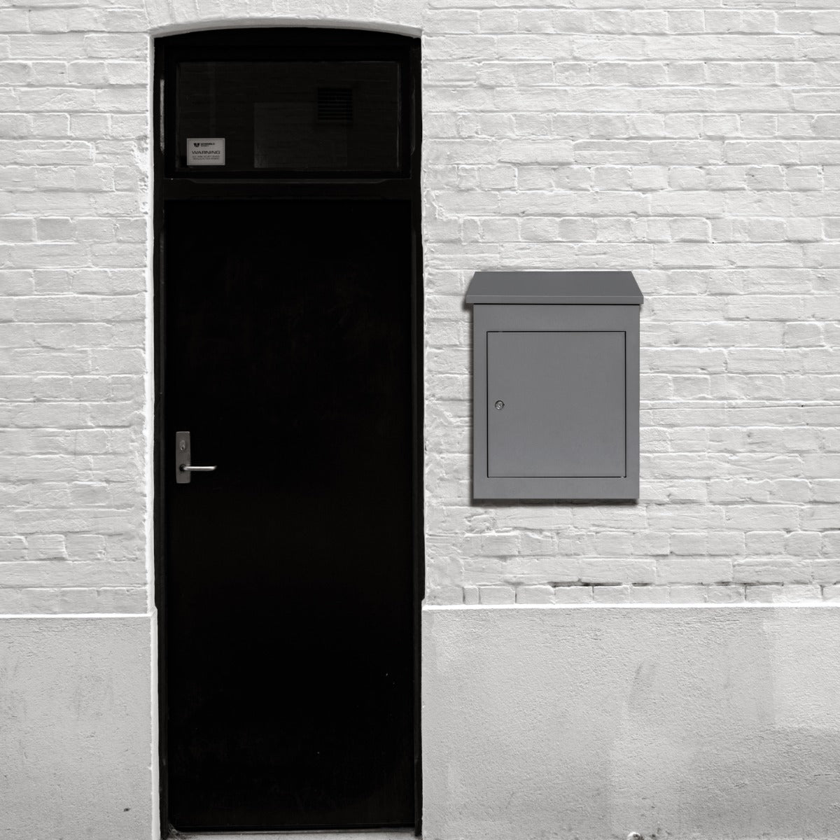 Grey Anti-Theft Parcel Post Box - Like New