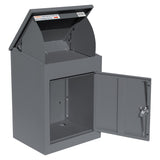 Grey Anti-Theft Parcel Post Box - Used - Acceptable