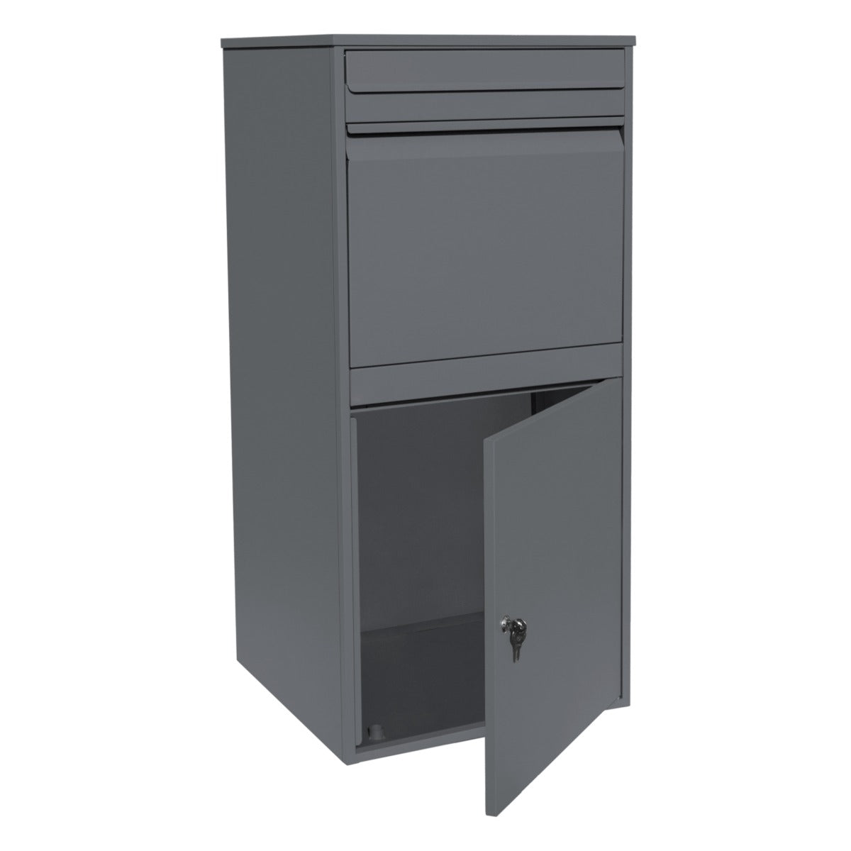 Grey Anti-Theft Parcel Post Box XL - Used - Acceptable