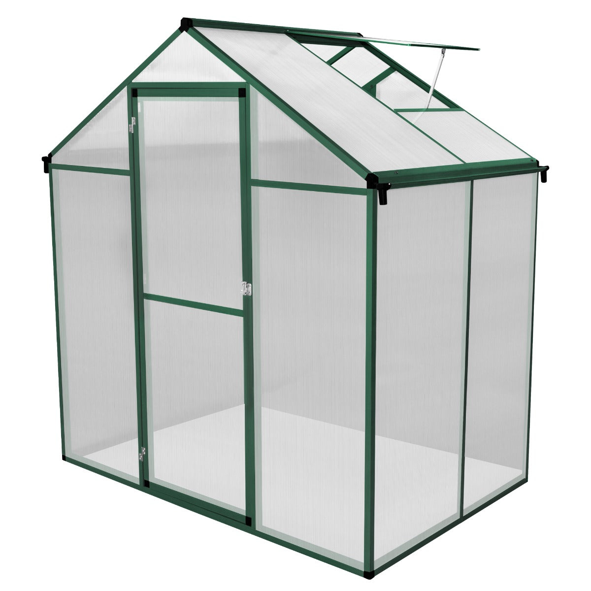 Polycarbonate Greenhouse 6ft x 4ft – Green - Used - Very Good