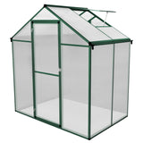 Polycarbonate Greenhouse 6ft x 4ft – Green - Used - Very Good