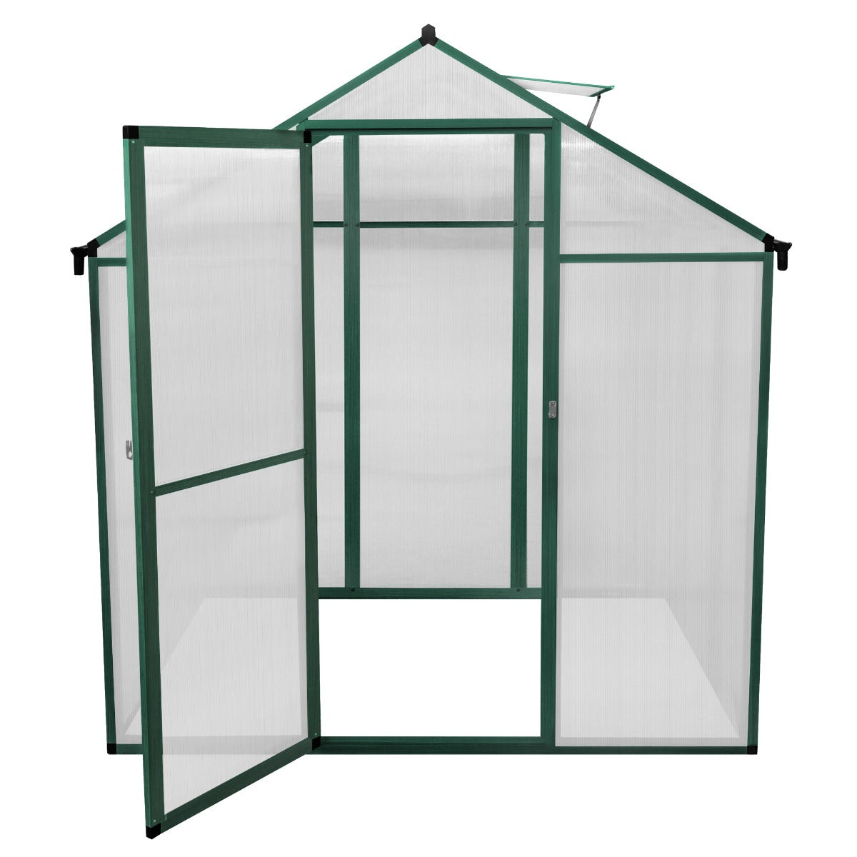 Polycarbonate Greenhouse 6ft x 4ft – Green - Used - Very Good