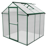 Polycarbonate Greenhouse 6ft x 6ft – Green - Used - Good