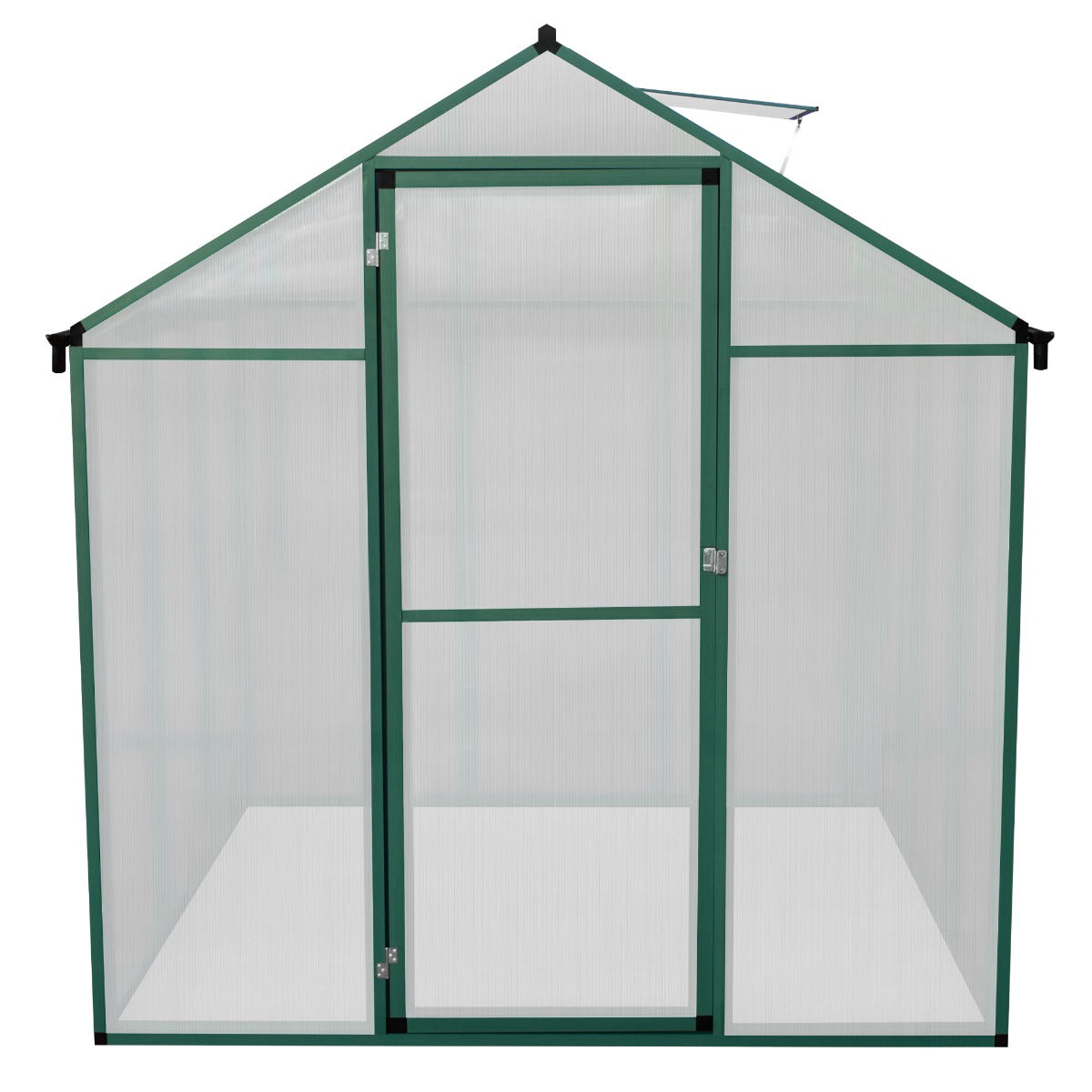 Polycarbonate Greenhouse 6ft x 6ft – Green - Like New