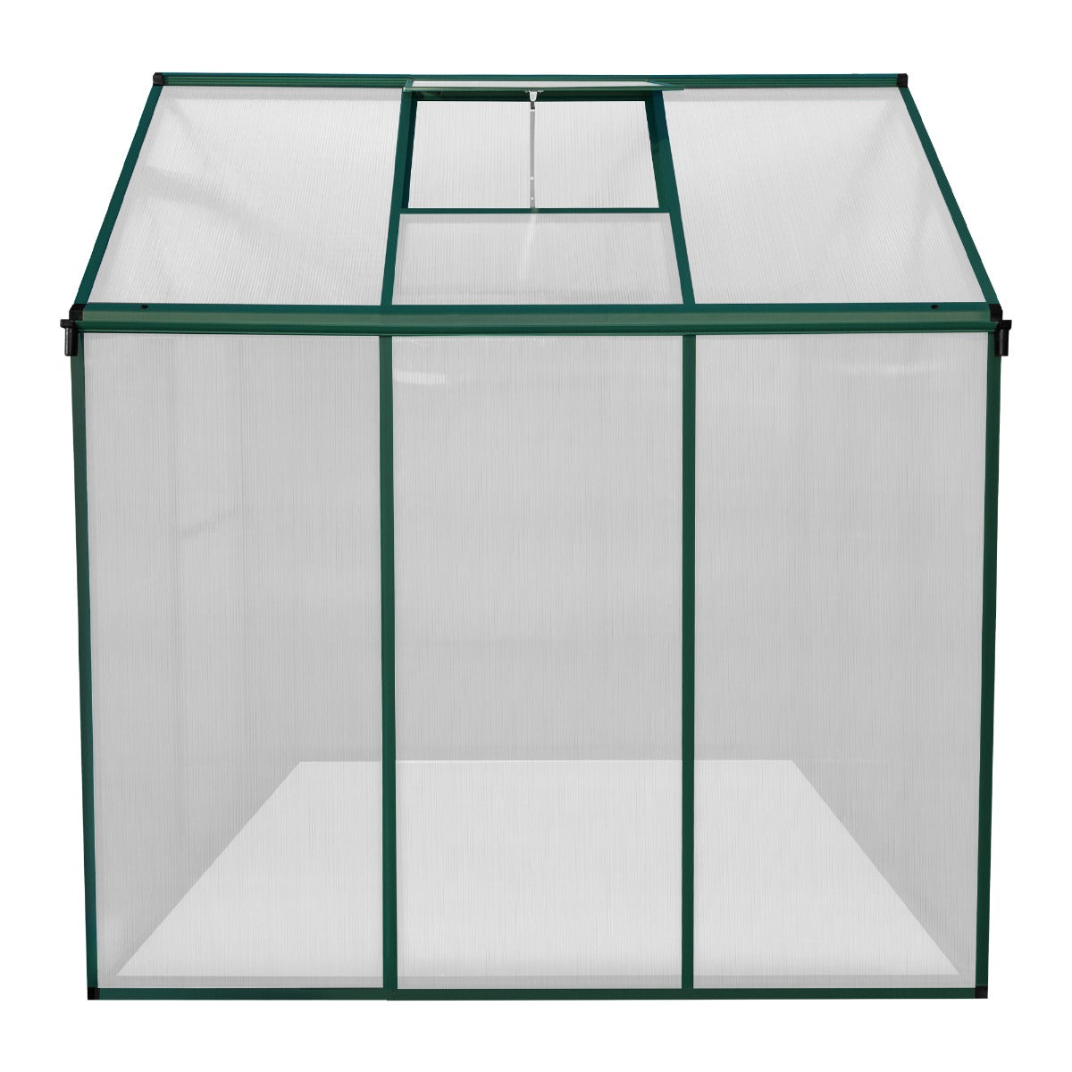 Polycarbonate Greenhouse 6ft x 6ft – Green - Used - Acceptable