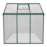 Polycarbonate Greenhouse 6ft x 6ft – Green - Used - Acceptable