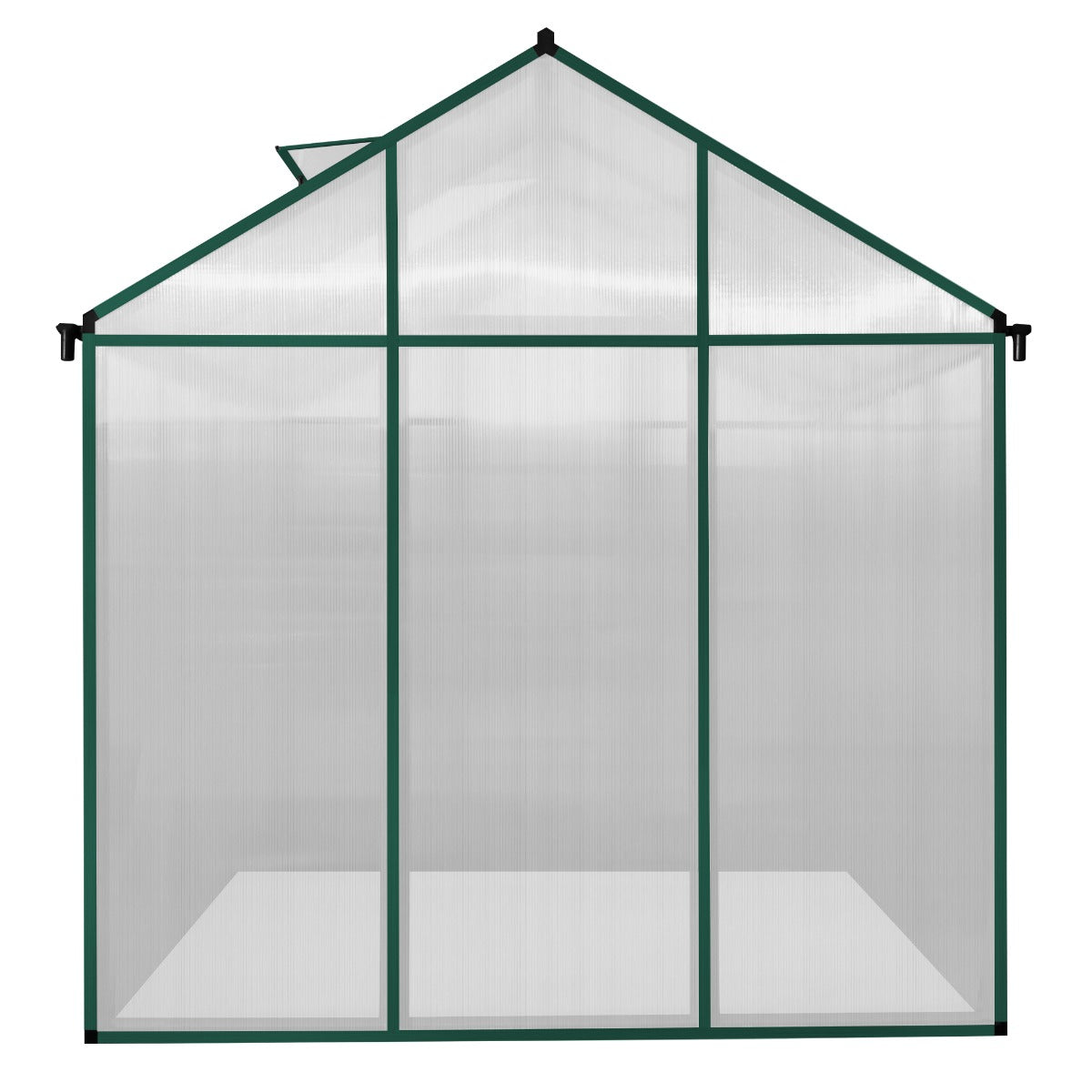 Polycarbonate Greenhouse 6ft x 6ft – Green - Like New