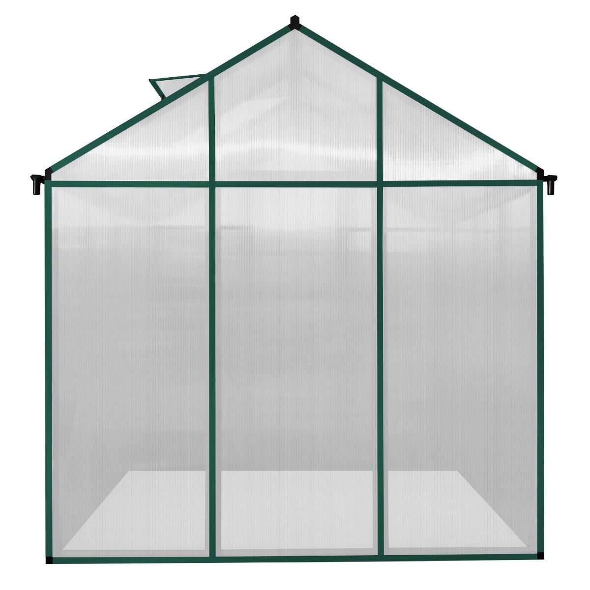 Polycarbonate Greenhouse 6ft x 6ft – Green - Used - Acceptable