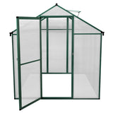 Polycarbonate Greenhouse 6ft x 6ft – Green - Used - Acceptable