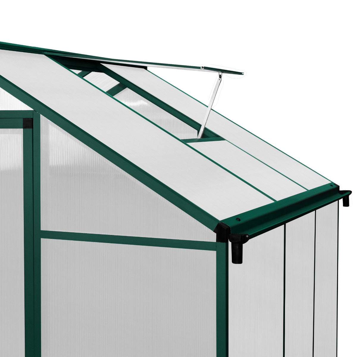 Polycarbonate Greenhouse 6ft x 6ft – Green - Like New