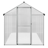 Polycarbonate Greenhouse 6ft x 6ft– Silver - Used - Very Good