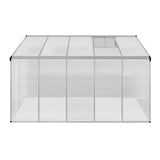 Polycarbonate Greenhouse 6ft x 10ft – Silver - Like New