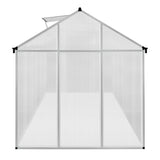 Polycarbonate Greenhouse 6ft x 10ft – Silver - Like New