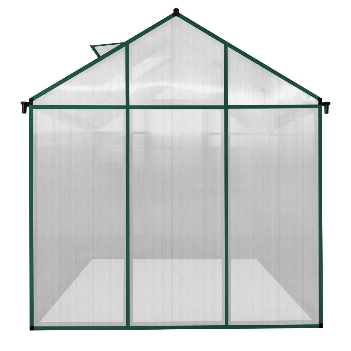 Polycarbonate Greenhouse 6ft x 8ft – Green - Like New