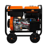 T-Mech 5kVA Portable Diesel Generator Open Frame - Used - Very Good
