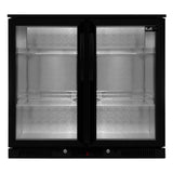 Back Bar Fridge Cooler - Hinged Double Door - Used - Good