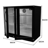 Back Bar Fridge Cooler - Hinged Double Door - Used - Very Good