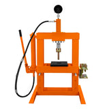 Hydraulic Shop Press with Gauge – 10 Tonne - Used - Acceptable