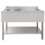 KuKoo Stainless Steel Catering Sink - Right Hand Drainer - Used - Good