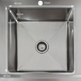 KuKoo Stainless Steel Catering Sink - Right Hand Drainer - Used - Good