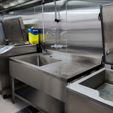 KuKoo Stainless Steel Catering Sink - Right Hand Drainer - Used - Good