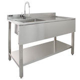 KuKoo Stainless Steel Catering Sink - Right Hand Drainer - Used - Good