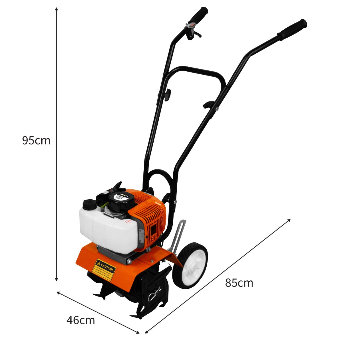 T-Mech Petrol Garden Tiller - Used - Acceptable