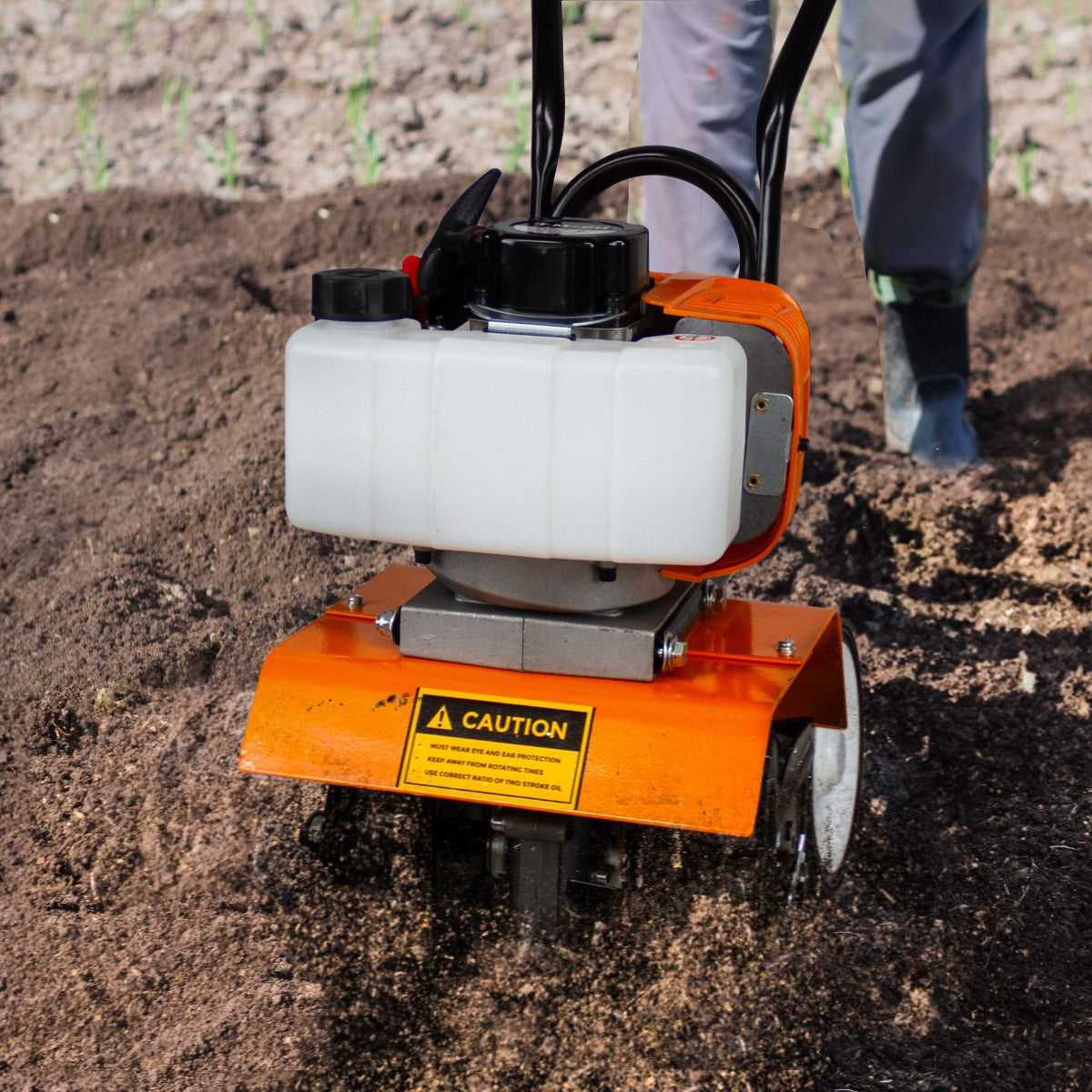 T-Mech Petrol Garden Tiller - Used - Acceptable