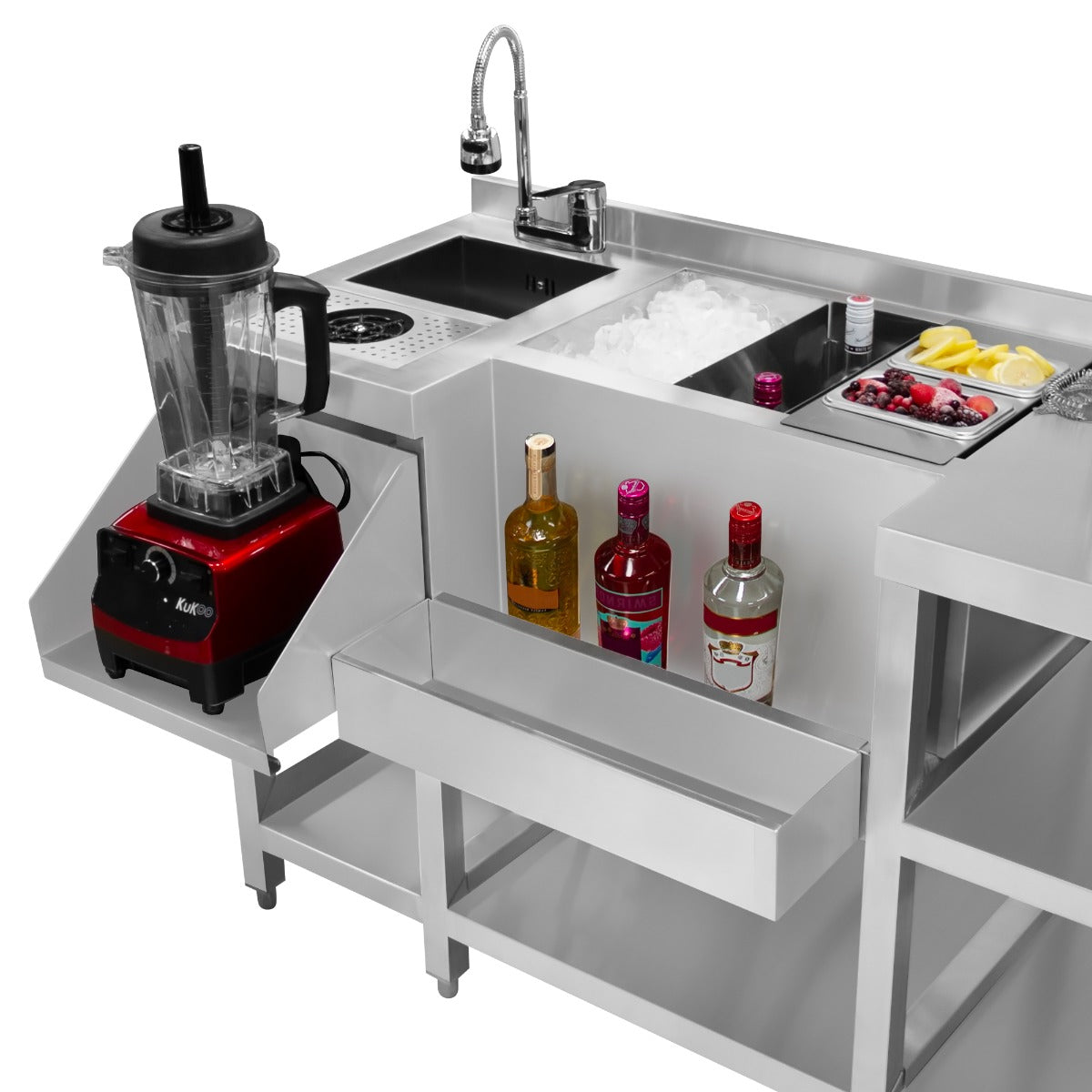 Compact Twin Cocktail Bar Station - Used - Acceptable