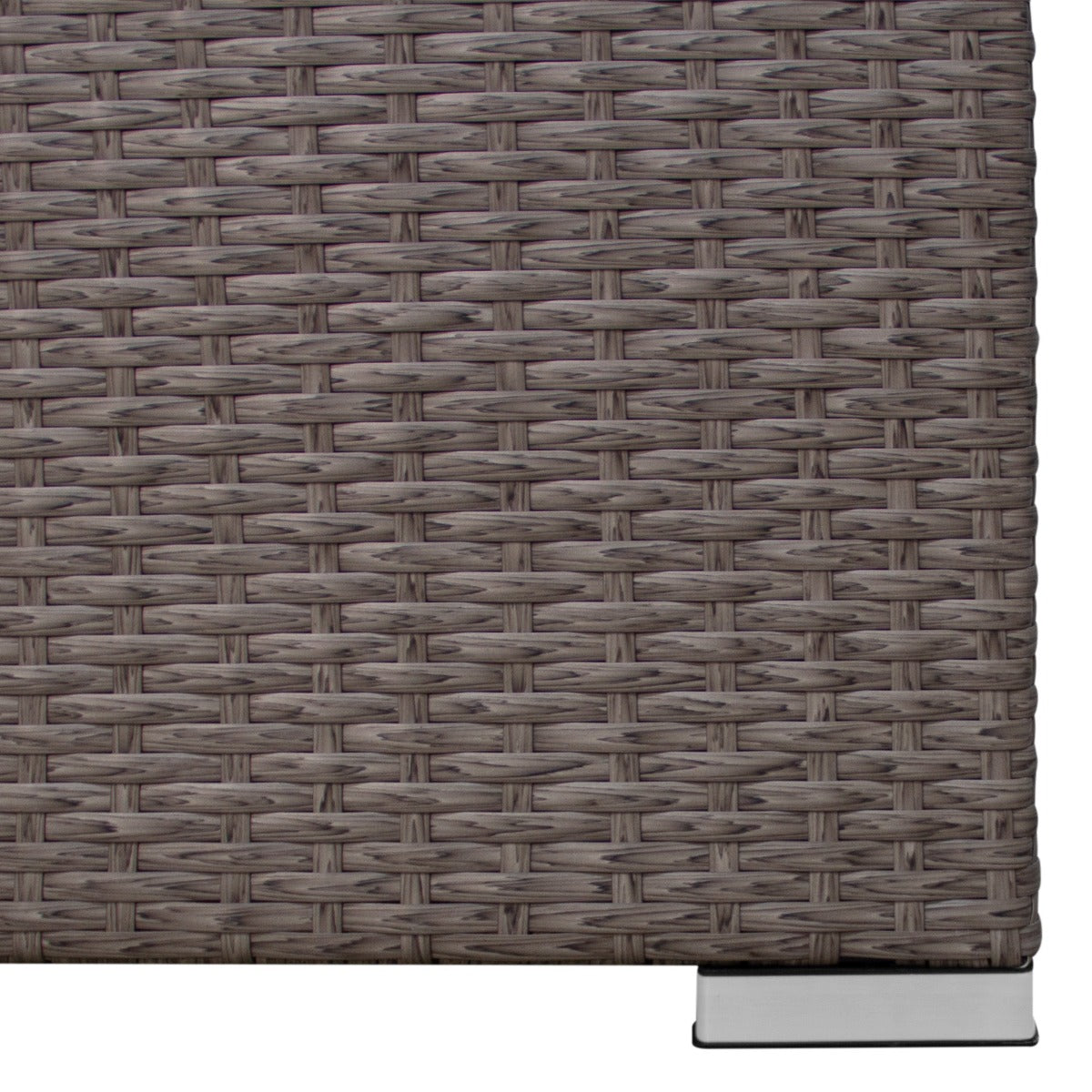 Rattan Corner Set - Grey - Used - Very Good