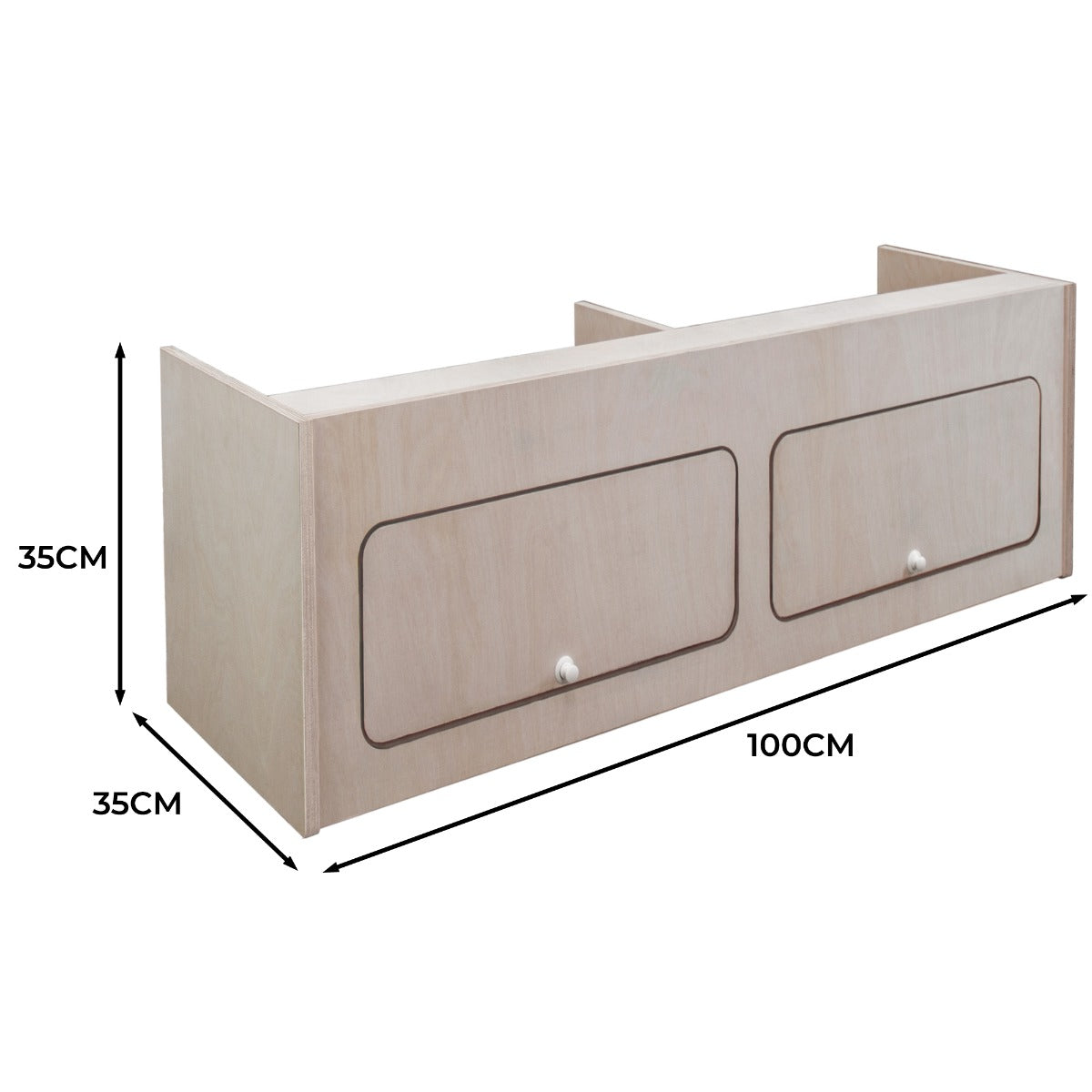 Overhead Camper Cabinet – 100cm x 35cm x 35cm - Used - Good