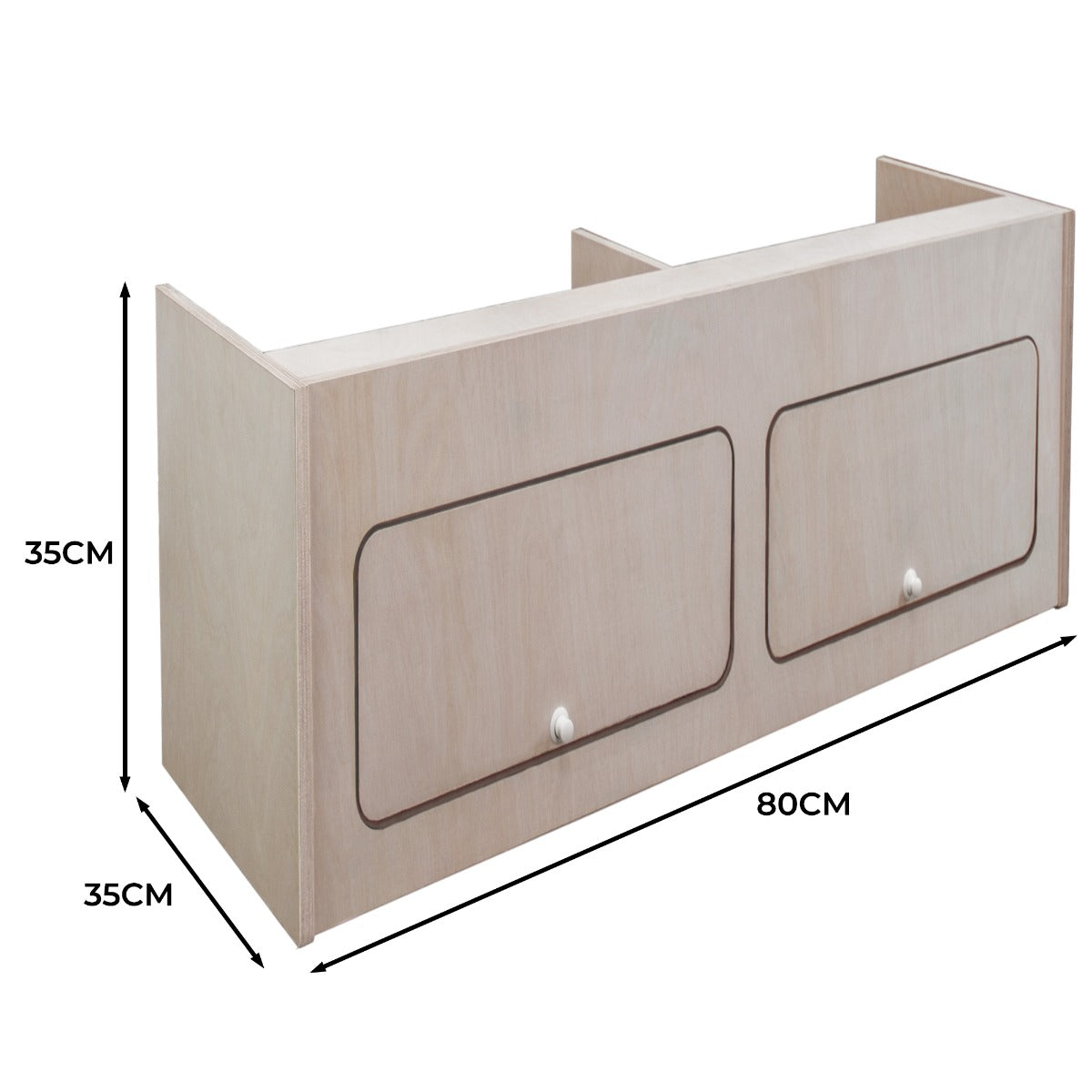Overhead Camper Cabinet – 80cm x 35cm x 35cm - Used - Acceptable