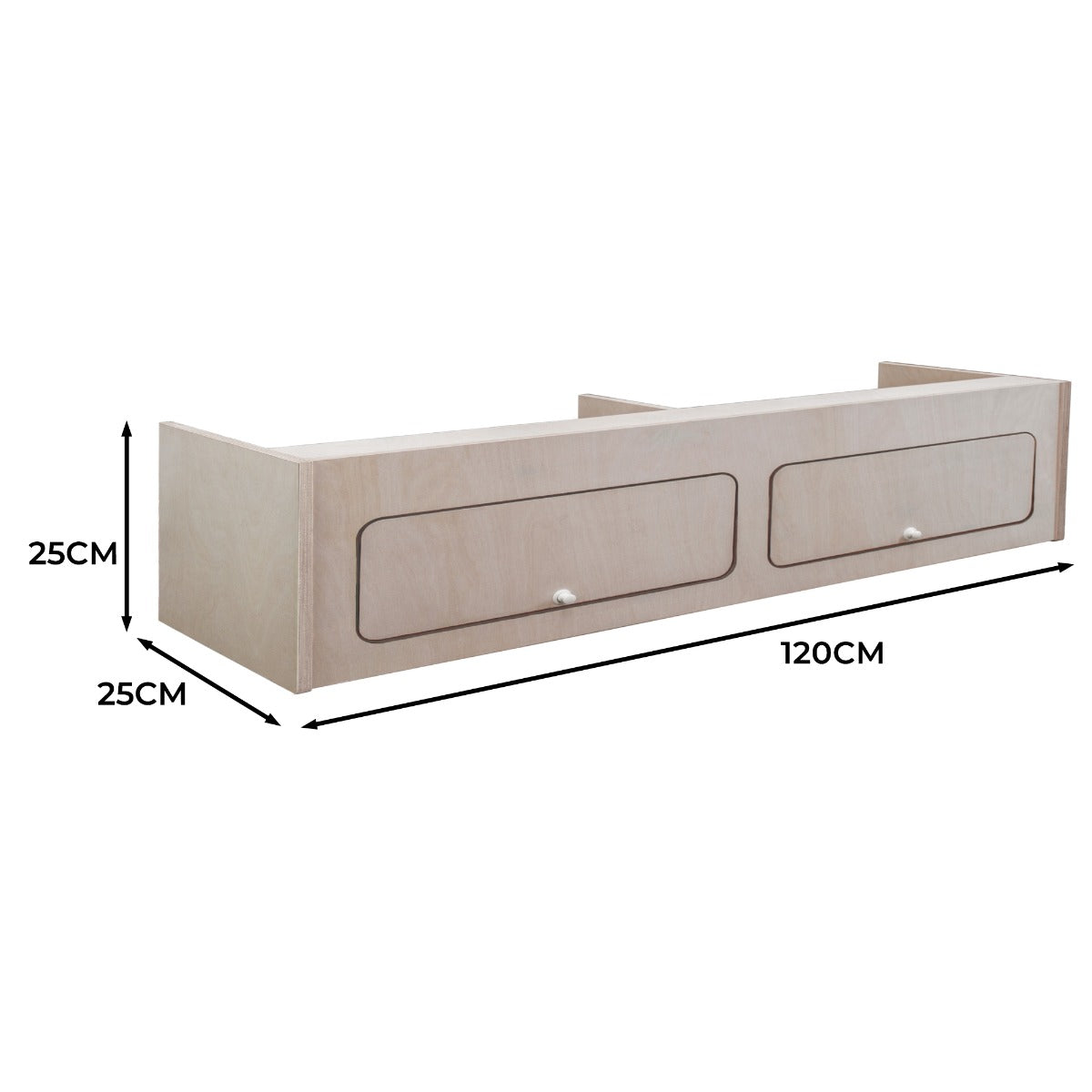Overhead Camper Cabinet – 120cm x 25cm x 25cm - Used - Good