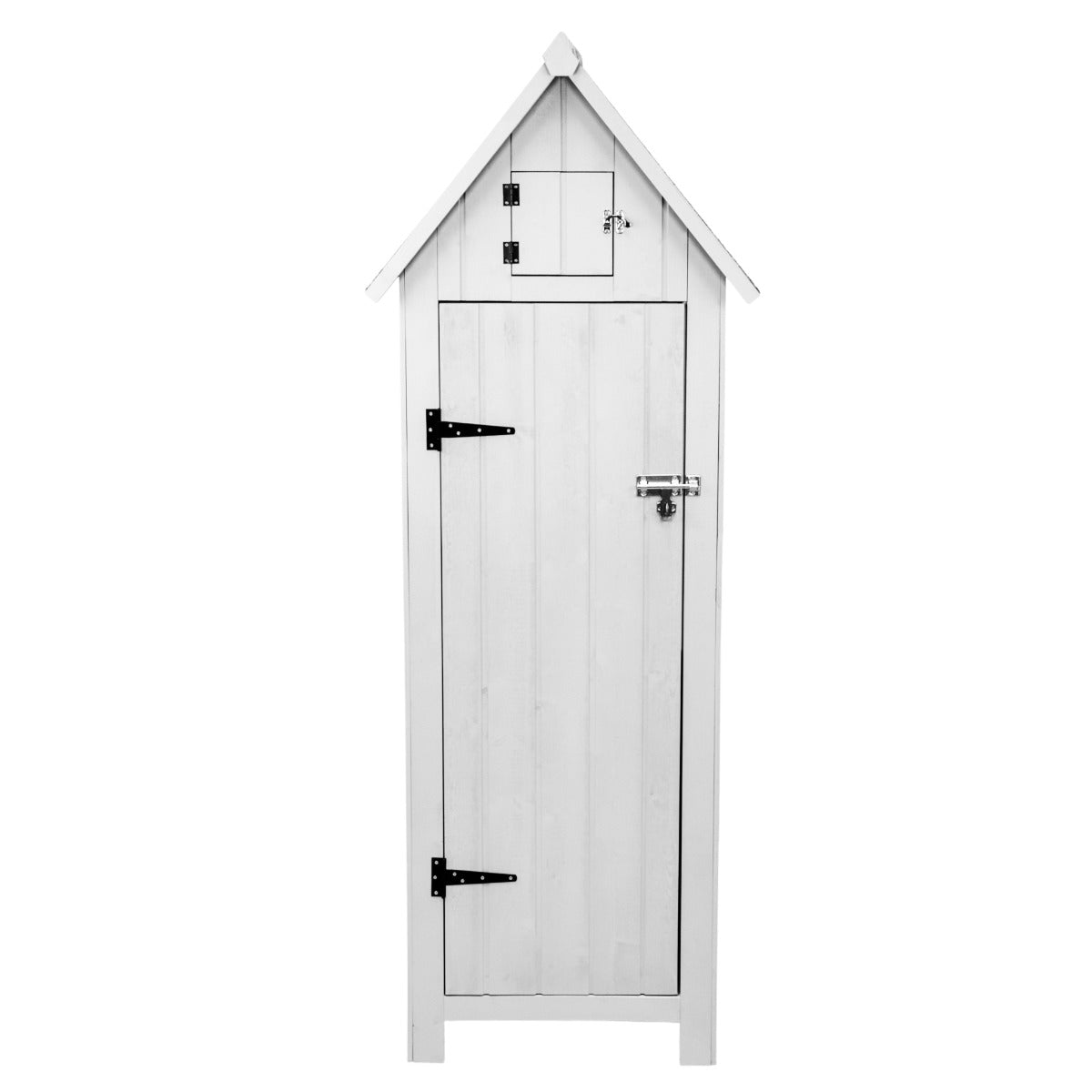 Wooden Garden Shed – White - Used - Acceptable