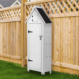 Wooden Garden Shed – White - Used - Very Good