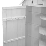 Wooden Garden Shed – White - Like New