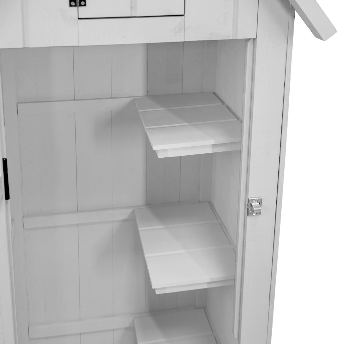 Wooden Garden Shed – White - Used - Very Good