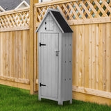 Wooden Garden Shed – Grey - Like New