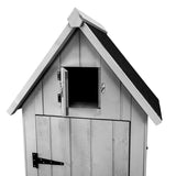 Wooden Garden Shed – Grey - Like New