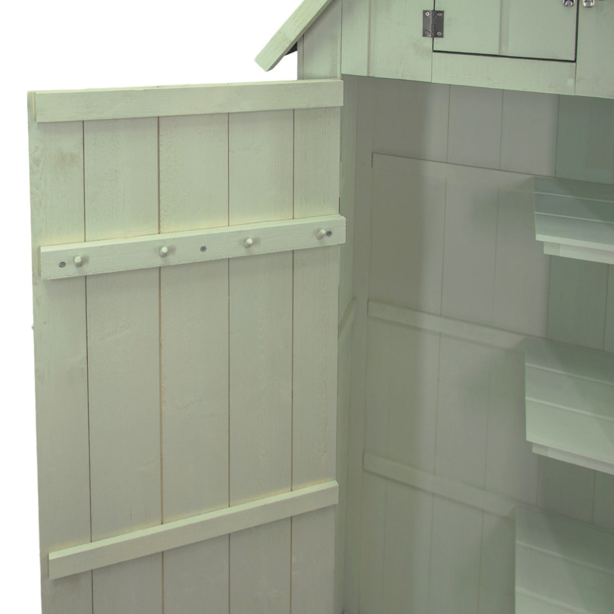 Wooden Garden Shed – Green - Like New