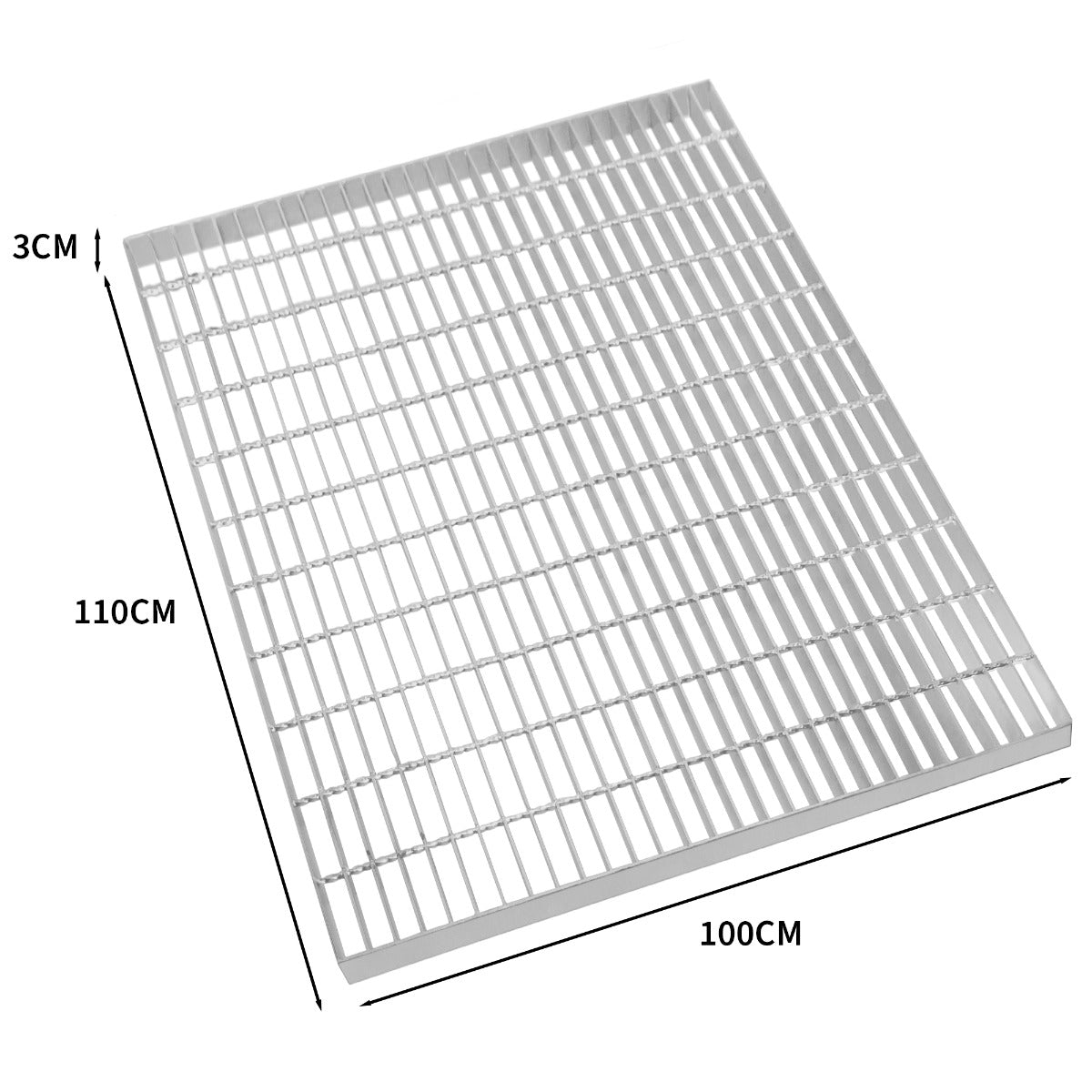 Galvanised Grating - 1100mm x 1000mm - Used - Good