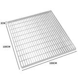 Galvanised Grating - 1000mm x 1000mm - Used - Acceptable