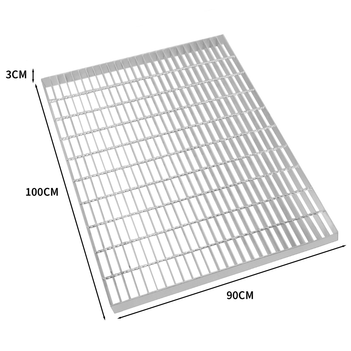 Galvanised Grating - 1000mm x 900mm - Used - Good