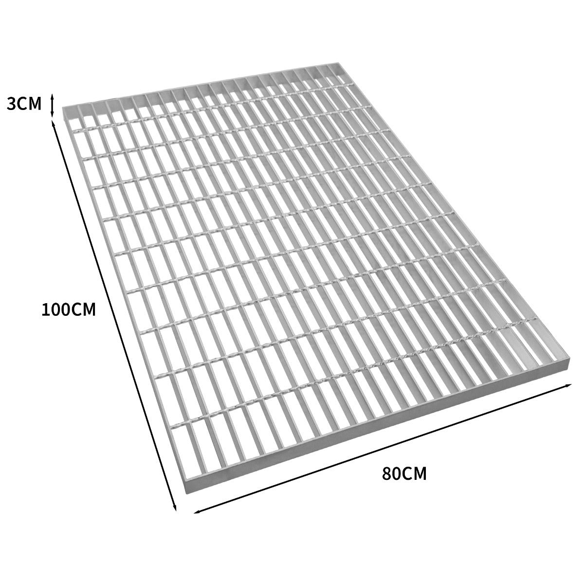 Galvanised Grating - 1000mm x 800mm - Like New