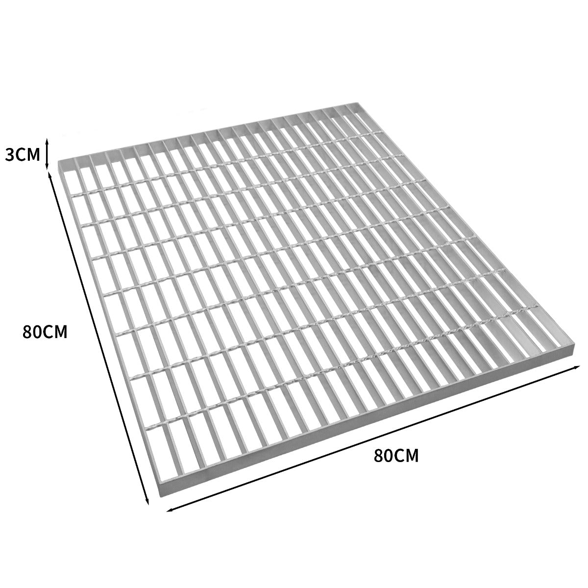Galvanised Grating - 800mm x 800mm - Used - Good
