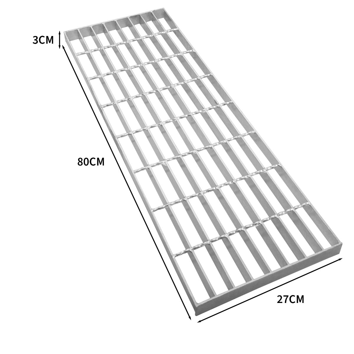 Galvanised Grating - 800mm x 270mm - Used - Very Good